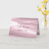 Ouders van Bride feliciteren de Kaart van de Groet (Gele Bloem)