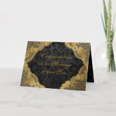 Ouders van Bride feliciteren de Kaart van de Groet (Voorkant)