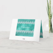 Ouders van Bride feliciteren de Kaart van de Groet (Achterkant)