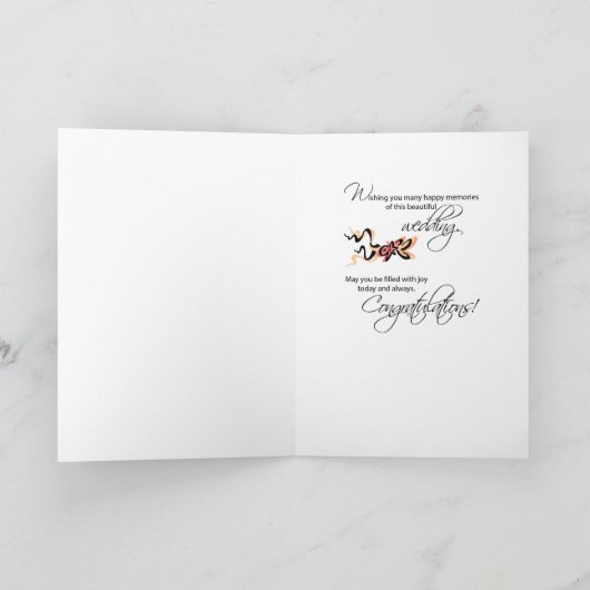 Ouders van Bride Toast Kaart (Binnen)