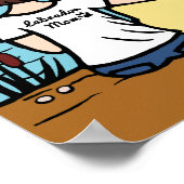 Ouders van chocolade- en gele labradors poster (Hoek)