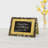 Ouders van de Bruid Gepersonaliseerde Kaart van (Gele Bloem)