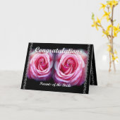 OUDERS van de bruid - Wedding Gefeliciteerd Kaart (Gele Bloem)