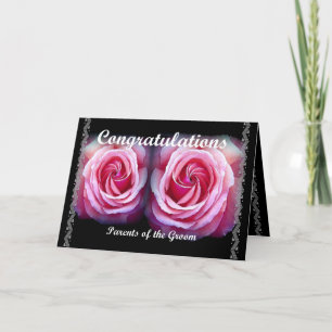 OUDERS van de BRUIDEGOM - Huwelijksfelicitaties Kaart