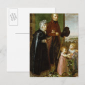 Ouders van de kunstenaar, 1806 briefkaart (Voorkant / Achterkant)