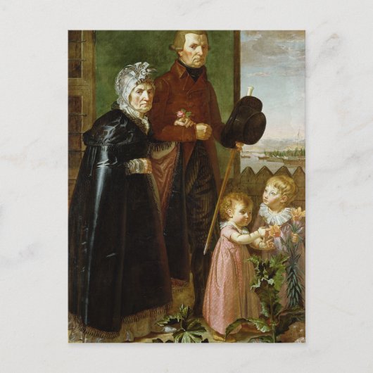 Ouders van de kunstenaar, 1806 briefkaart (Voorkant)
