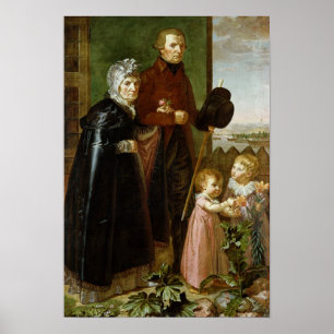 Ouders van de kunstenaar, 1806 poster