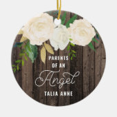 Ouders van een engel persoonlijk verlies van Baby Keramisch Ornament (Voorkant)