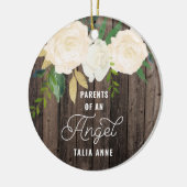 Ouders van een engel persoonlijk verlies van Baby Keramisch Ornament (Links)