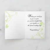 Ouders van Groom Gefeliciteerd, Zwart, en Groen Kaart (Binnen)