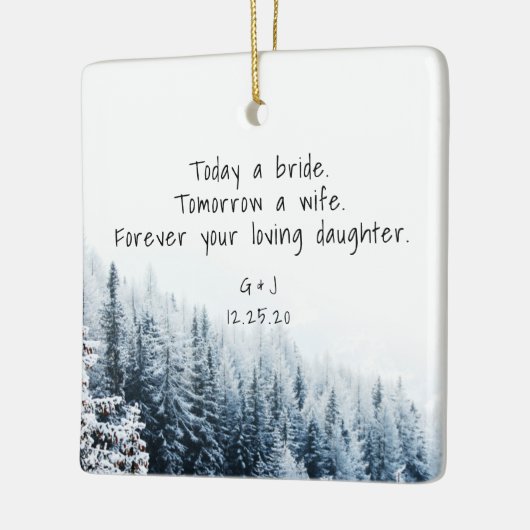 Ouders van het Ornament Bride - Wintersneeuw (Links)