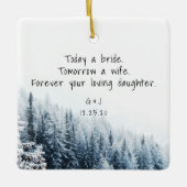 Ouders van het Ornament Bride - Wintersneeuw (Voorkant)