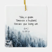 Ouders van het Ornament van de Groom - Wintersneeu (Voorkant)