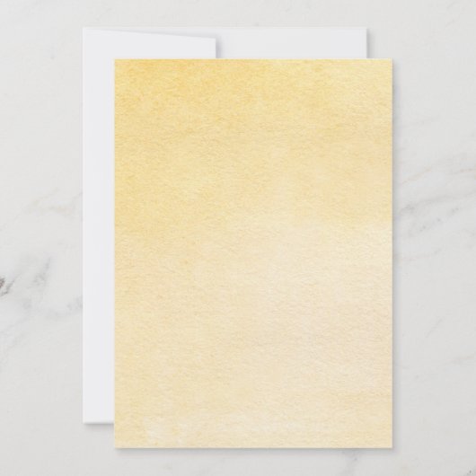 Ouders van wilde bloemen en Baby shower van Bumble Kaart (Achterkant)