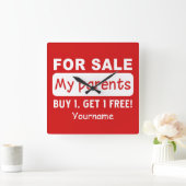 OUDERS VOOR aangepaste wandklok voor VERKOOP (Huis)