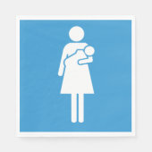 Ouders Zaal Teken Papier Napkins Servet (Voorkant)