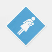 Ouders Zaal Teken Papier Napkins Servet (Hoek)