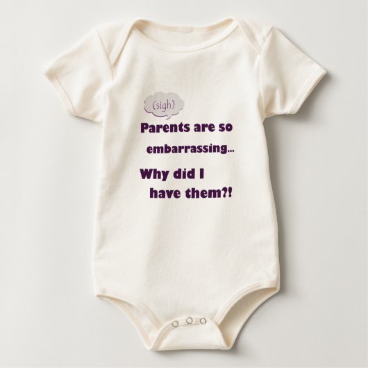 "Ouders zijn zo beschamend" (Voorkant)