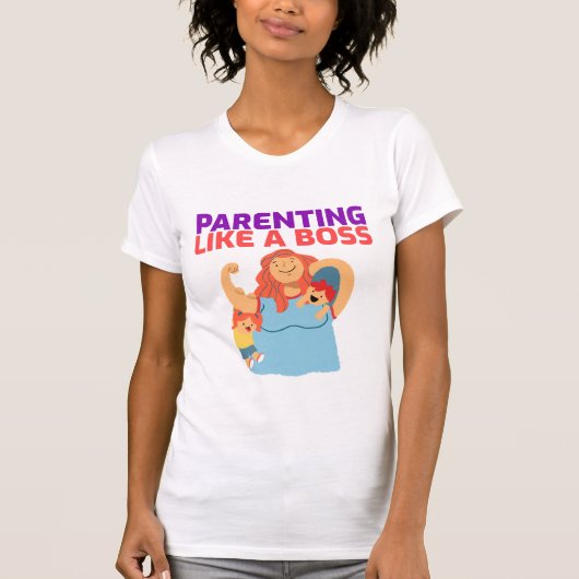Ouderschap als een baas Cool Ouders T-shirt (Voorkant)