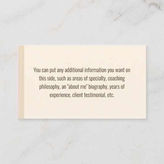 Ouderschap Coach Visitekaartje (Achterkant)