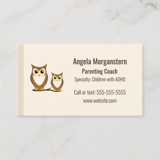 Ouderschap Coach Visitekaartje (Voorkant)