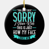 Ouderschap Geïnspireerd oudergerelateerd design va Keramisch Ornament (Achterkant)