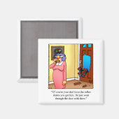 Ouderschap Humor Koelkastmagneet Magneet (Voorkant / Achterkant)