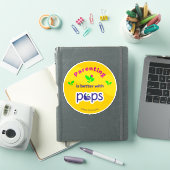 Ouderschap is beter met PEPS - bumpersticker Sticker (iPad Cover)