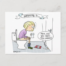 Ouderschap is... nooit saai briefkaart