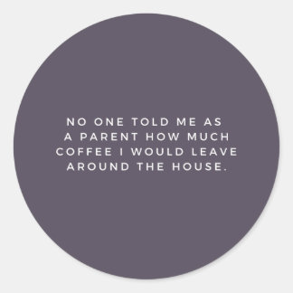 Ouderschap Meme S Ronde Sticker