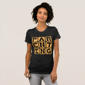 Ouderschap, moeder of vader t-shirt (Voorkant volledig)
