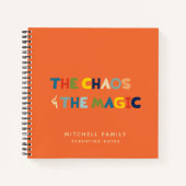 Ouderschap Notities Gepersonaliseerde Moms & Dads  Notitieboek (Voorkant)