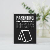 Ouderschap Sarcastic Gift voor mama of papa Briefkaart (Staand voorkant)