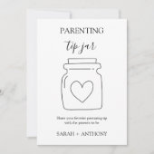 Ouderschap tip kruik teken Kaart (Voorkant)