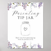 Ouderschap van Lilacs en Lavender Tip Jar Poster (Voorkant)