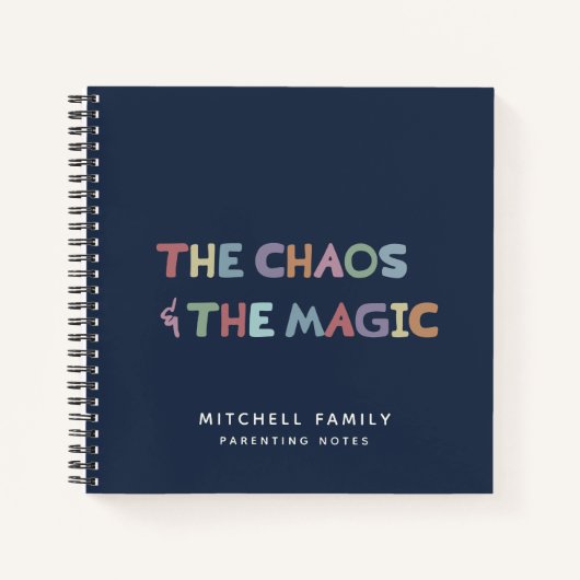 Ouderschapsnotities Gepersonaliseerd Moeders & Vad Notitieboek (Voorkant)