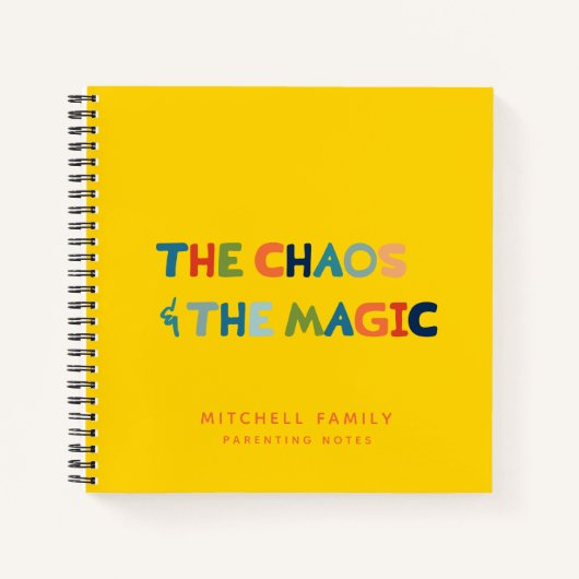 Ouderschapsnotities Gepersonaliseerd Moeders & Vad Notitieboek (Voorkant)