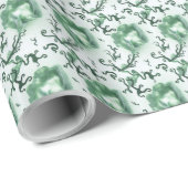 Ouderwets behang cadeaupapier (Rol Hoek)