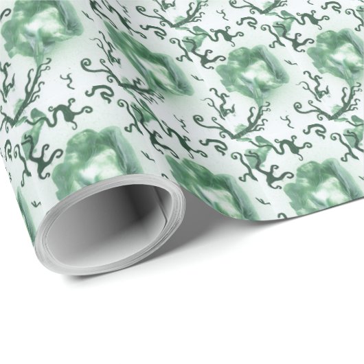 Ouderwets behang cadeaupapier (Rol Hoek)