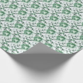 Ouderwets behang cadeaupapier (Hoek)