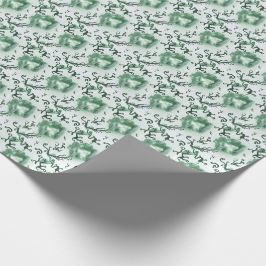 Ouderwets behang cadeaupapier (Hoek)