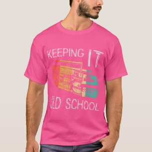 Ouderwets Boombo 80S 90S Hip Hop Muziek T-shirt