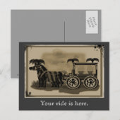 ouderwets briefkaart (Voorkant / Achterkant)