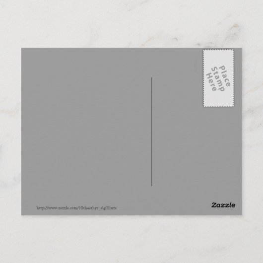 ouderwets briefkaart (Achterkant)