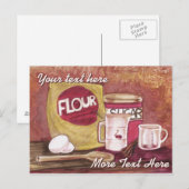 Ouderwets briefkaart voor chef-koks (Voorkant / Achterkant)