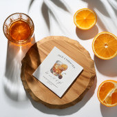 "Ouderwets" Cocktail Verjaardag Servet