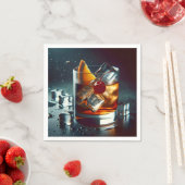 Ouderwets cocktailparty servet (Insitu)