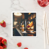 Ouderwets cocktailparty servet (Insitu)