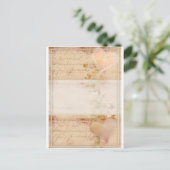 , ouderwets design briefkaart (Staand voorkant)