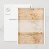 , ouderwets design briefkaart (Voorkant / Achterkant)